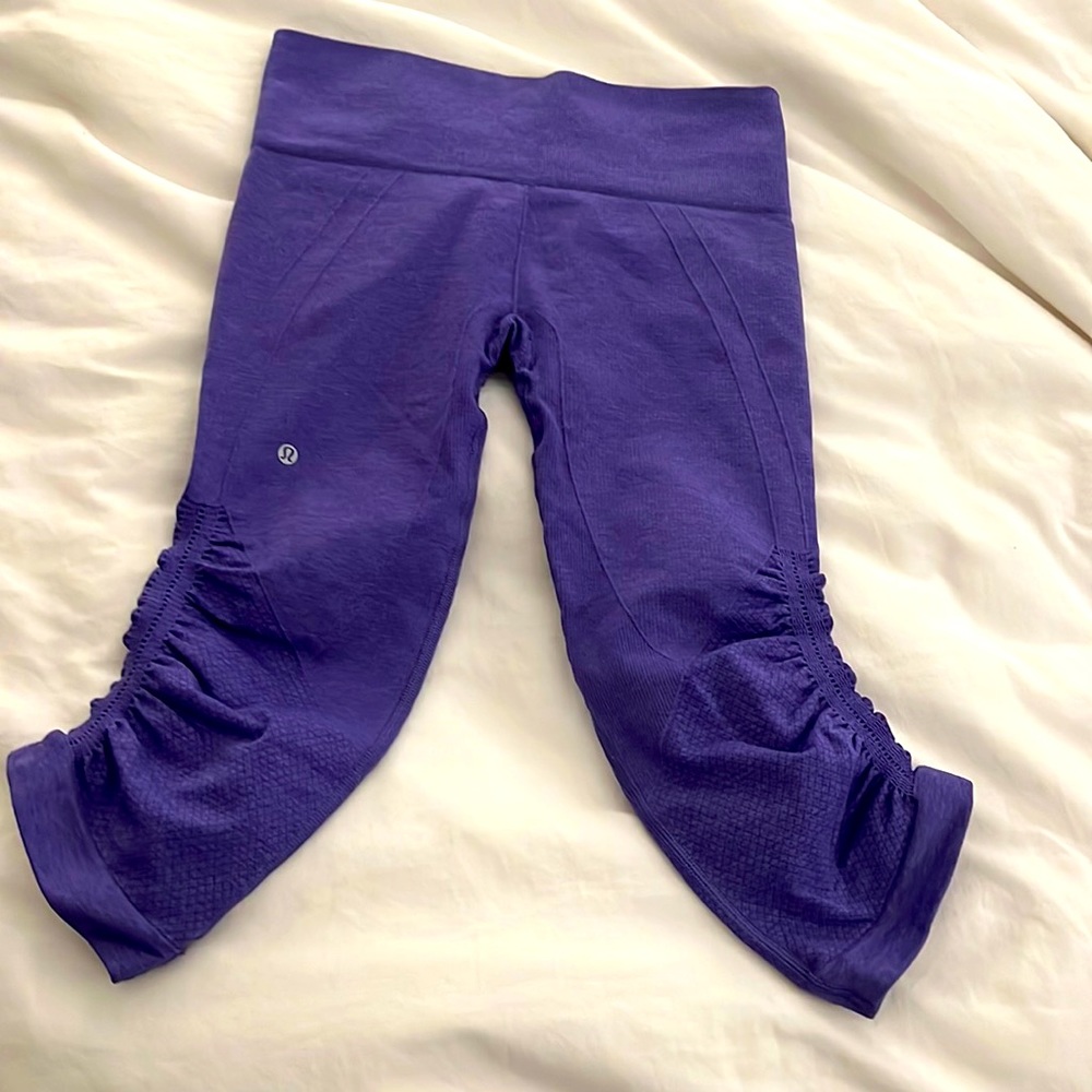 Lululemon leggings quarter length size 4